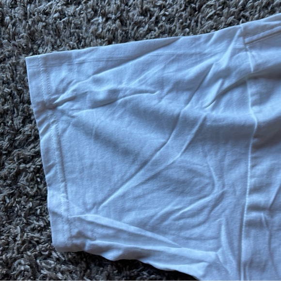 VTG Bud Light Tshirt white w/ American flag - Picture 10 of 11